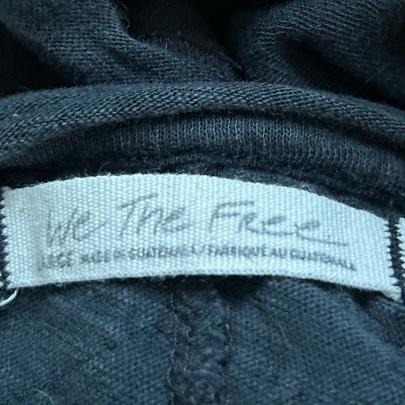 Free People We the Free Be My Baby Short Sleeve Ruffled Hem Top - Picture 4 of 5